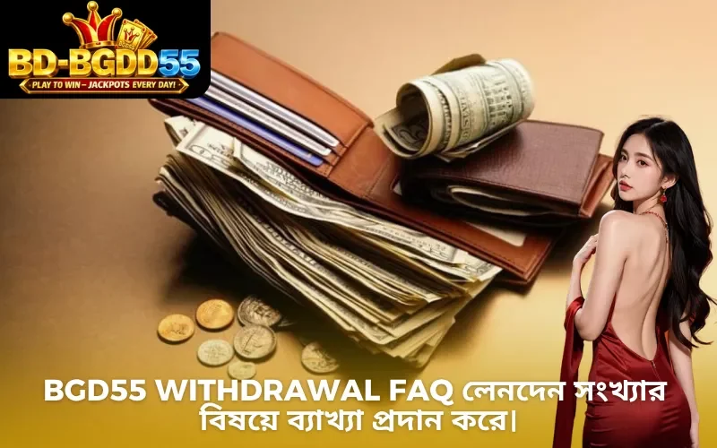BGD55 withdrawal FAQ লেনদেন সংখ্যার বিষয়ে ব্যাখ্যা প্রদান করে।