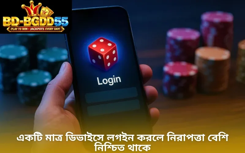 একটি মাত্র ডিভাইসে লগইন করলে নিরাপত্তা বেশি নিশ্চিত থাকে