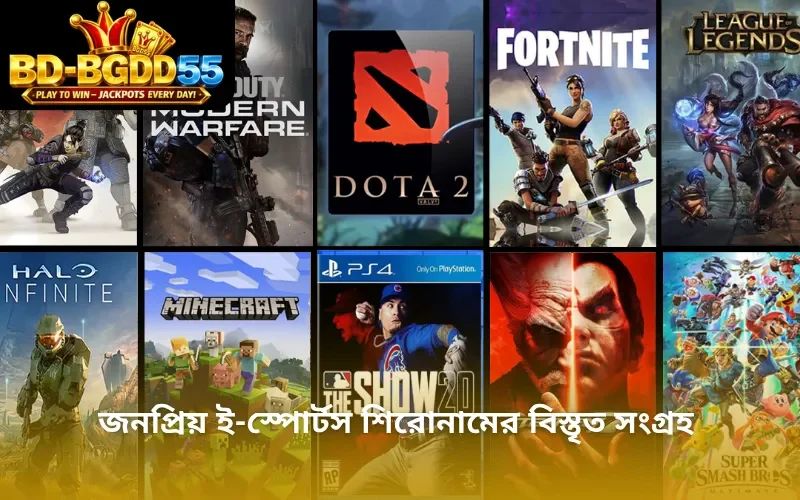 জনপ্রিয় ই-স্পোর্টস শিরোনামের বিস্তৃত সংগ্রহ