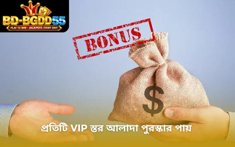 প্রতিটি VIP স্তর আলাদা পুরস্কার পায়