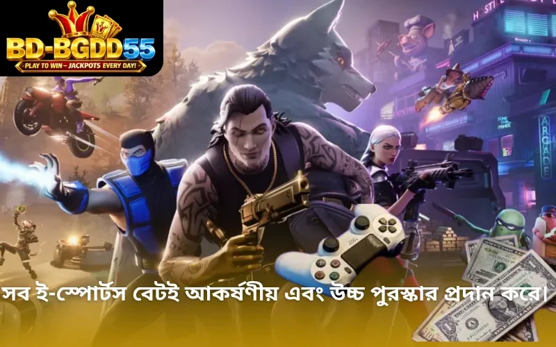 সব ই-স্পোর্টস বেটই আকর্ষণীয় এবং উচ্চ পুরস্কার প্রদান করে।